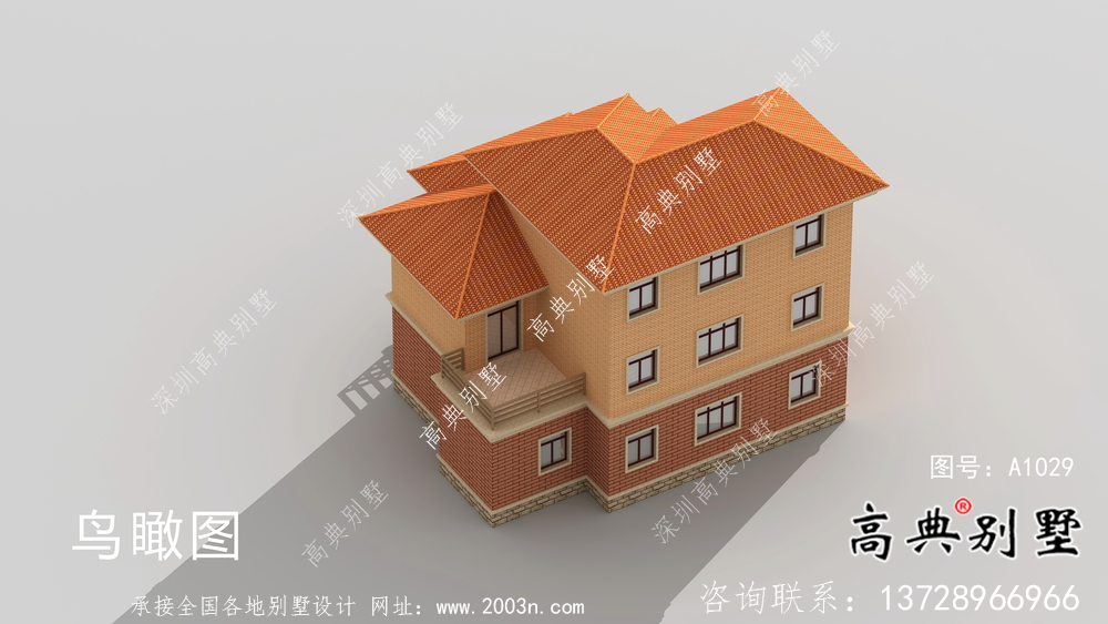 歐式三層帶車庫新農(nóng)村自建別墅設(shè)計(jì)圖紙