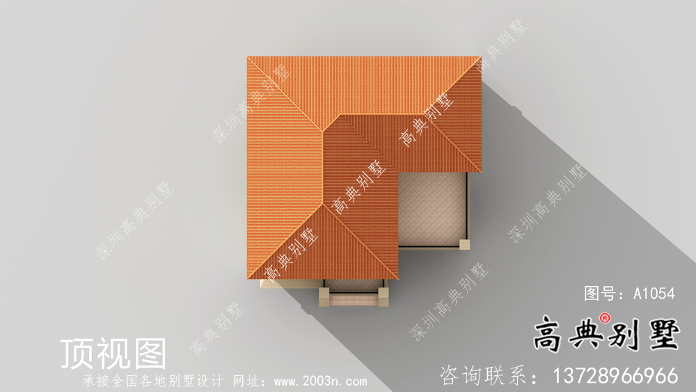 鄉(xiāng)村三層復式簡歐別墅設計圖紙及效果圖