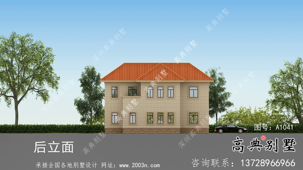 簡約實用歐式風(fēng)格別墅設(shè)計圖及效果圖