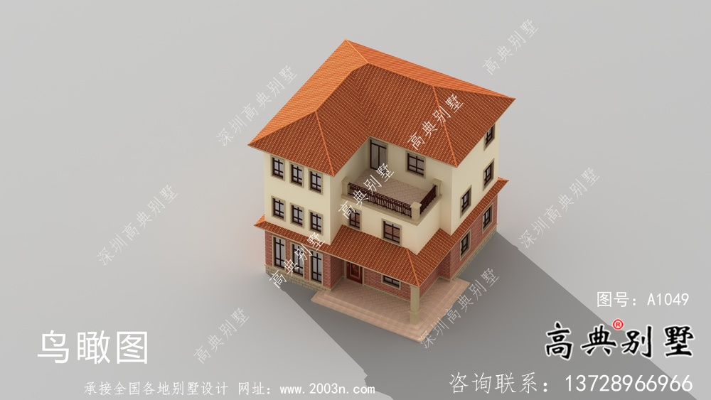 簡(jiǎn)單實(shí)用的三層農(nóng)村別墅設(shè)計(jì)圖紙
