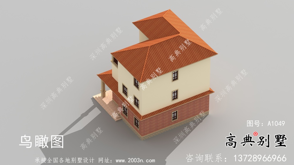 簡(jiǎn)單實(shí)用的三層農(nóng)村別墅設(shè)計(jì)圖紙