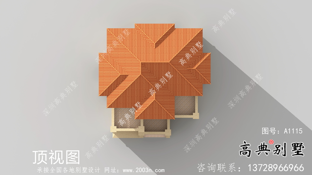鄉(xiāng)村大氣三層歐式別墅設(shè)計圖紙及效果圖
