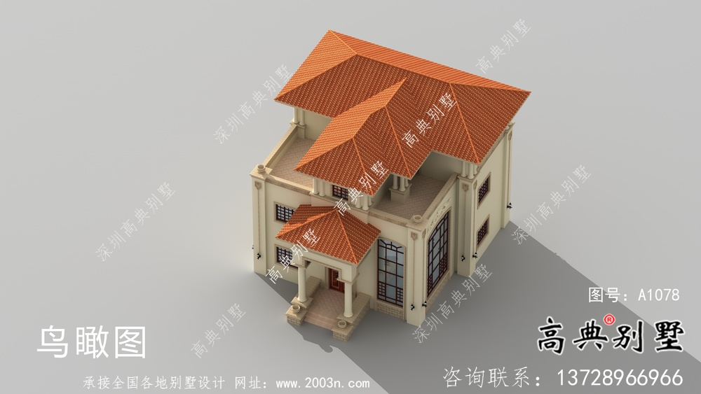 精致大氣三層農(nóng)村別墅整套施工圖紙