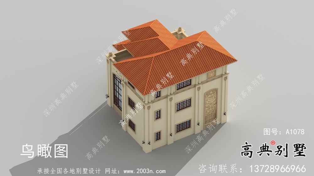 精致大氣三層農(nóng)村別墅整套施工圖紙