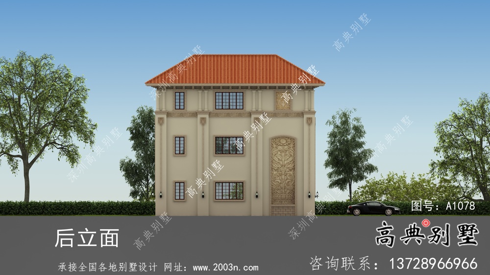 精致大氣三層農(nóng)村別墅整套施工圖紙