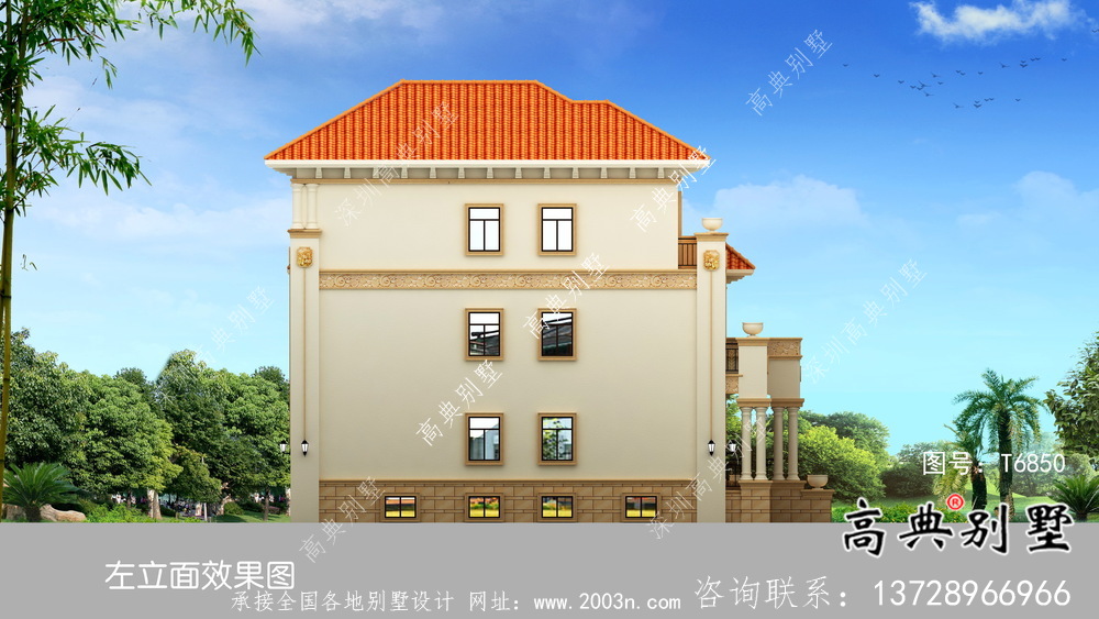 超奢華復(fù)式三層歐式別墅設(shè)計(jì)圖紙