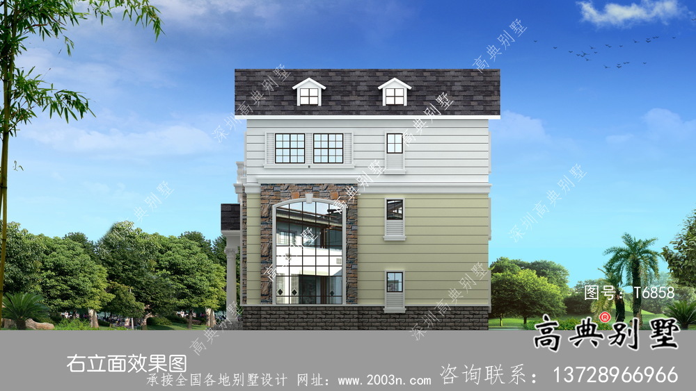 最新款歐式風格別墅設計圖紙及效果圖大全