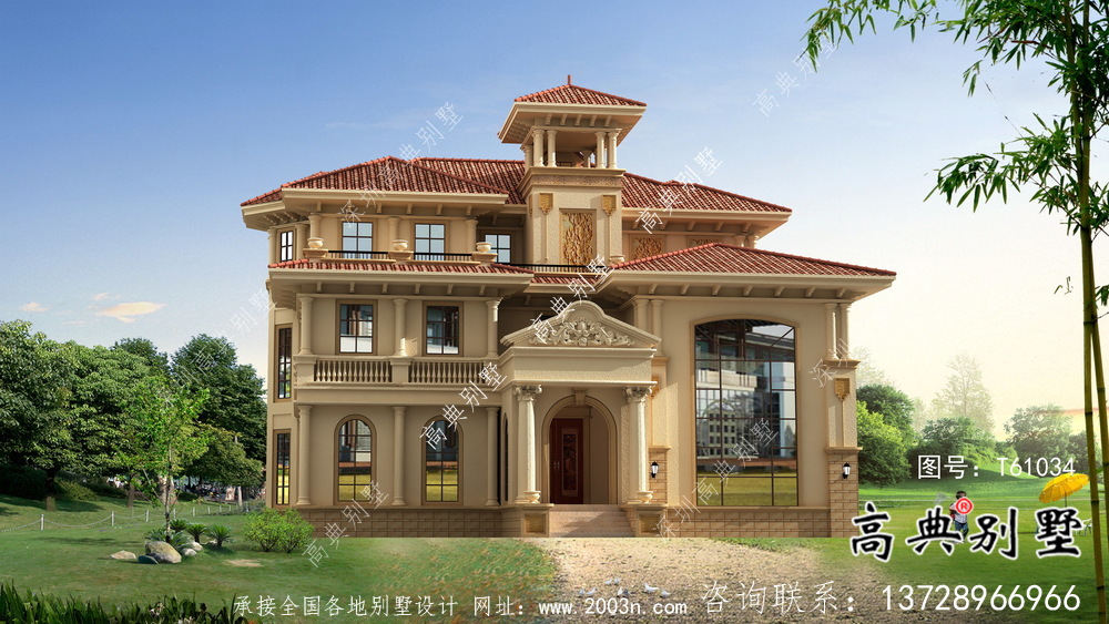 歐式風(fēng)格經(jīng)濟(jì)實(shí)用鄉(xiāng)村別墅設(shè)計(jì)圖紙及設(shè)計(jì)效果圖全集