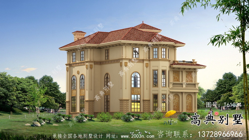 歐式風(fēng)格經(jīng)濟(jì)實(shí)用鄉(xiāng)村別墅設(shè)計(jì)圖紙及設(shè)計(jì)效果圖全集