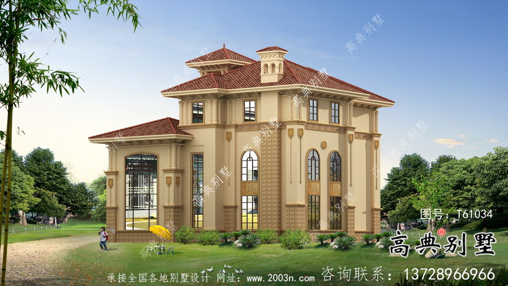 歐式風(fēng)格經(jīng)濟(jì)實(shí)用鄉(xiāng)村別墅設(shè)計(jì)圖紙及設(shè)計(jì)效果圖全集