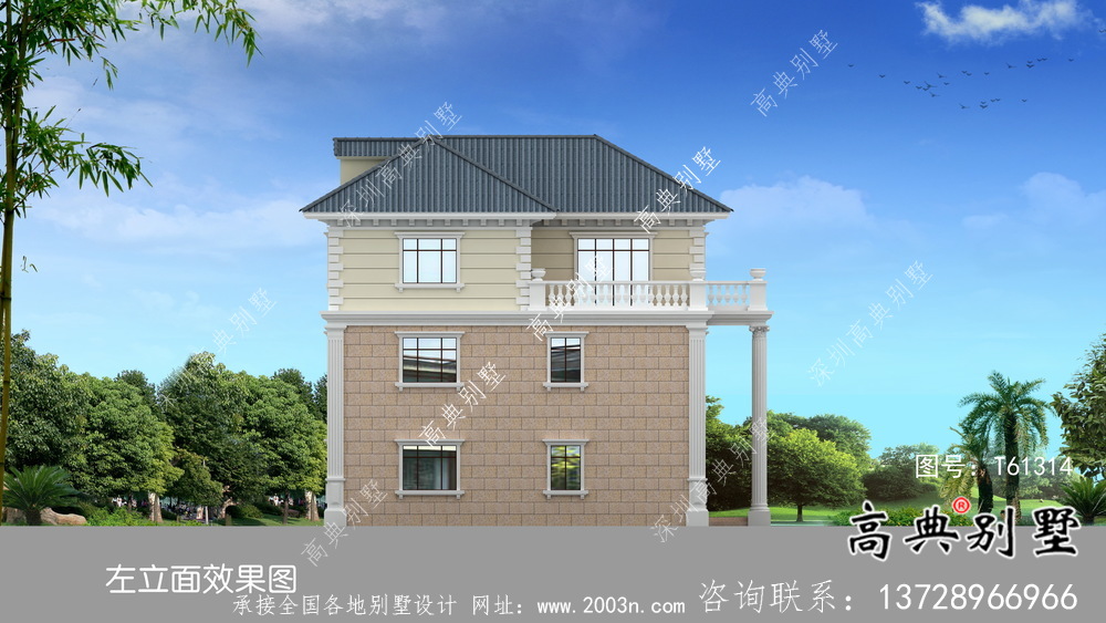 農(nóng)村意大利風(fēng)格別墅設(shè)計(jì)圖及設(shè)計(jì)效果圖