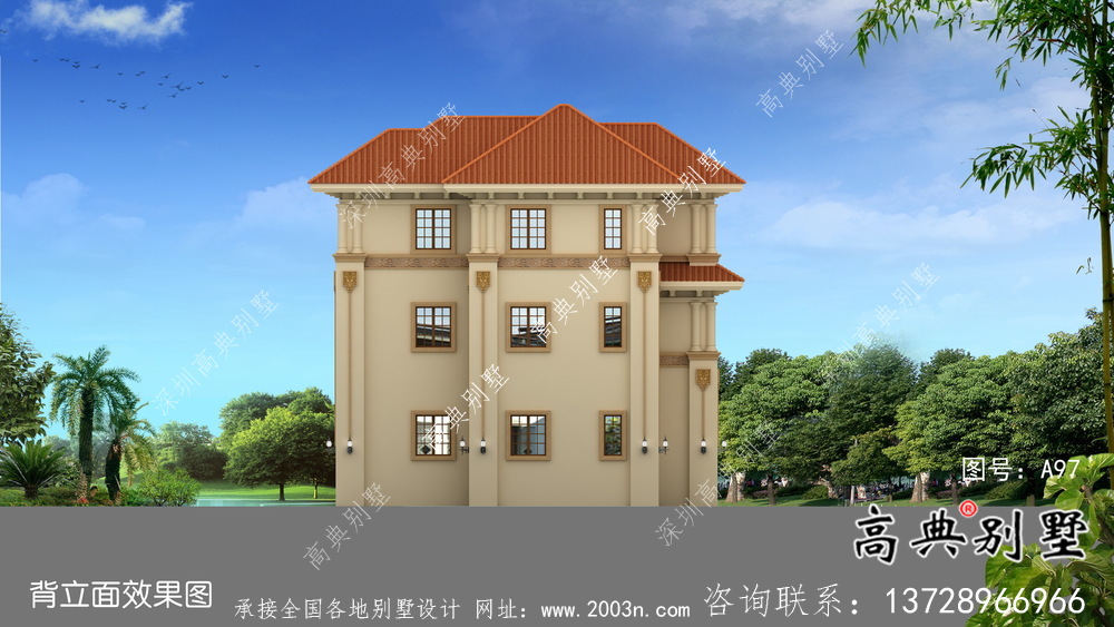 最新意大利風格鄉(xiāng)村別墅設(shè)計圖紙和效果圖