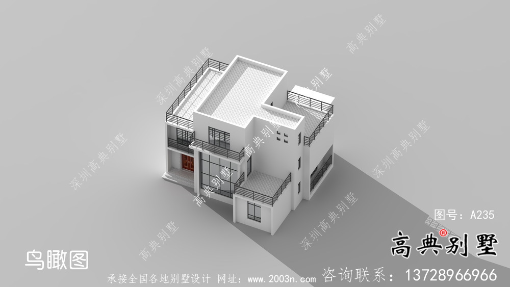 現(xiàn)代風(fēng)格復(fù)式三層別墅設(shè)計圖紙及平面設(shè)計圖