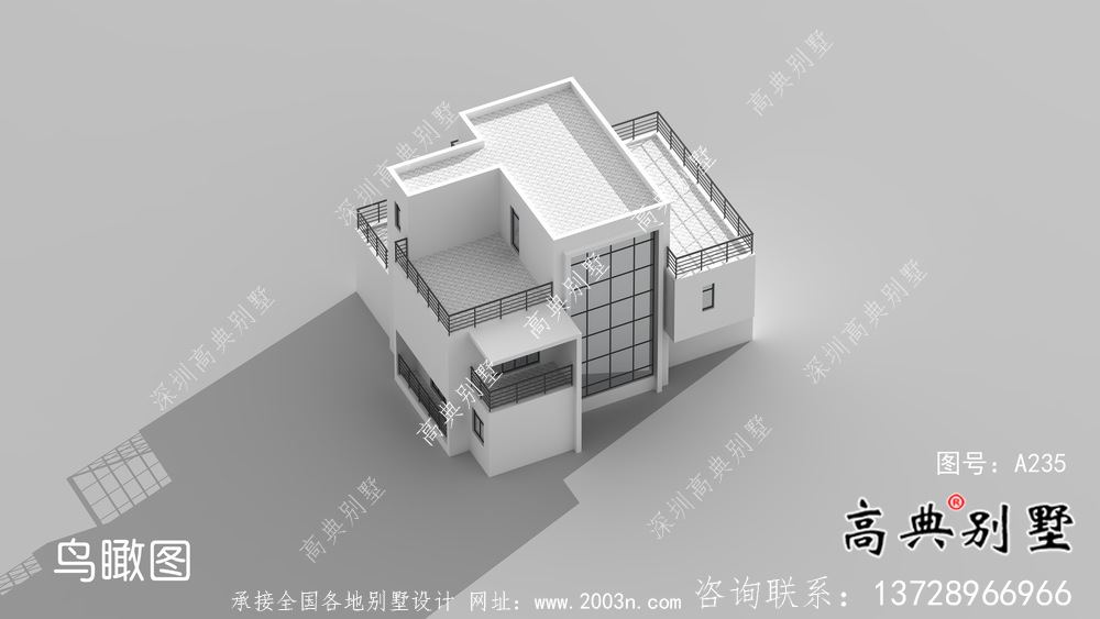 現(xiàn)代風(fēng)格復(fù)式三層別墅設(shè)計圖紙及平面設(shè)計圖