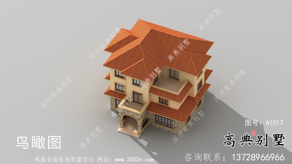 農(nóng)村歐式風(fēng)格別墅設(shè)計(jì)圖紙和效果圖