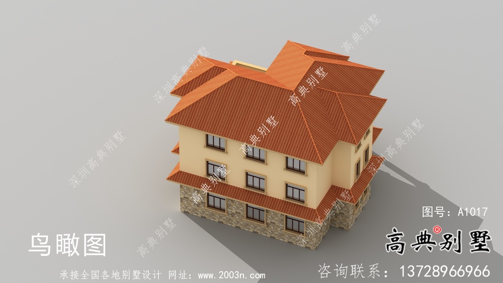 農(nóng)村歐式風(fēng)格別墅設(shè)計(jì)圖紙和效果圖