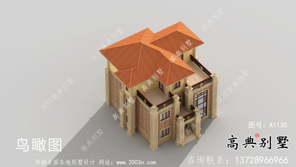 新款經(jīng)濟(jì)發(fā)展農(nóng)村別墅設(shè)計(jì)效果圖
