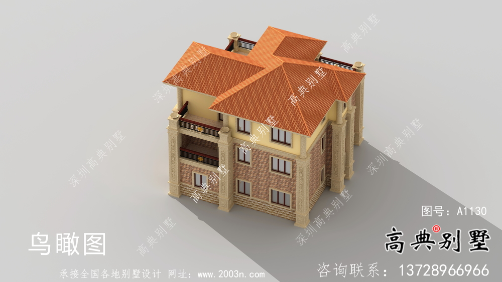 新款經(jīng)濟(jì)發(fā)展農(nóng)村別墅設(shè)計(jì)效果圖
