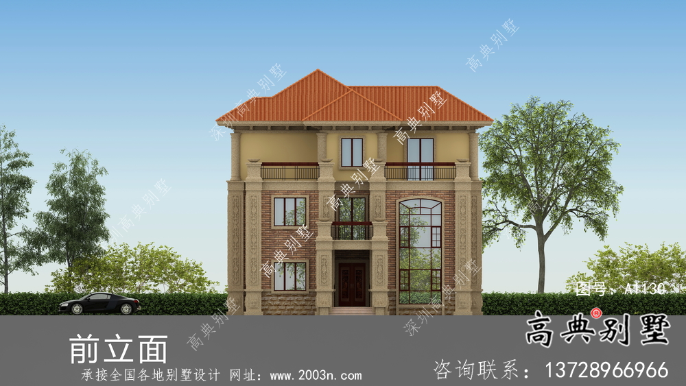 新款經(jīng)濟(jì)發(fā)展農(nóng)村別墅設(shè)計(jì)效果圖