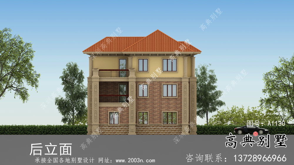 新款經(jīng)濟(jì)發(fā)展農(nóng)村別墅設(shè)計(jì)效果圖