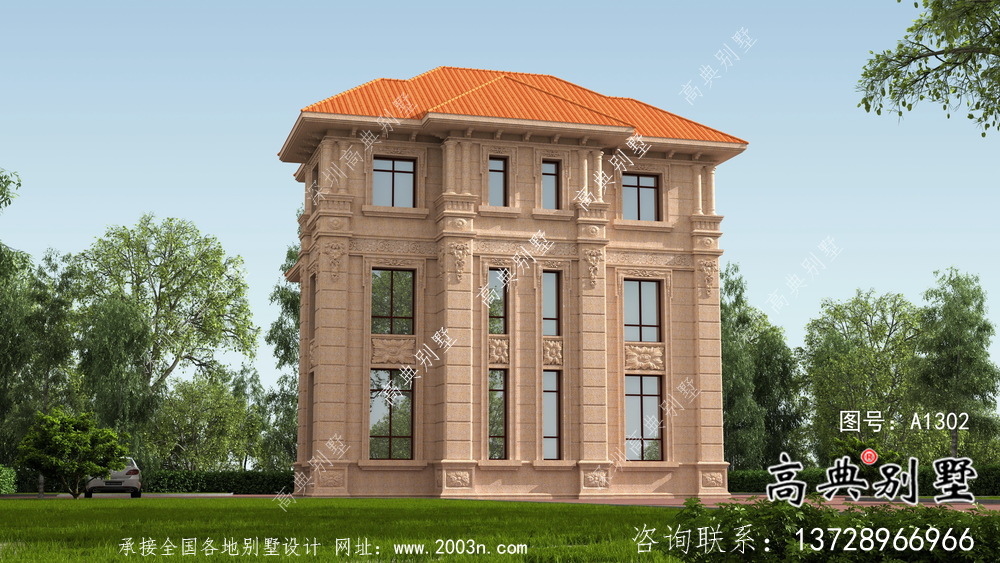 簡單意大利風格鄉(xiāng)村式別墅設計圖