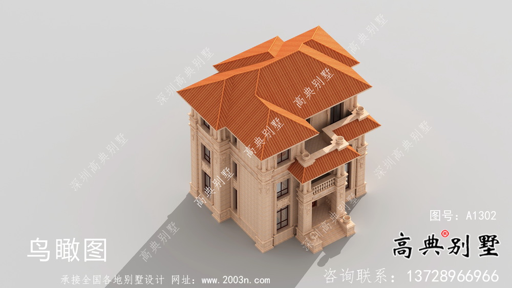 簡單意大利風格鄉(xiāng)村式別墅設計圖