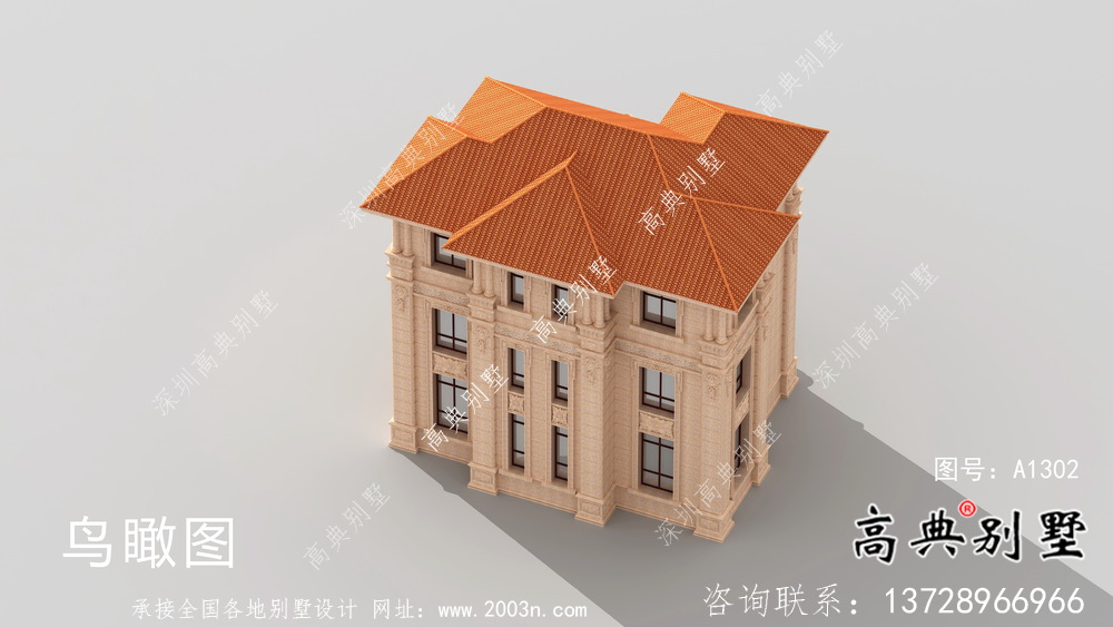 簡單意大利風格鄉(xiāng)村式別墅設計圖