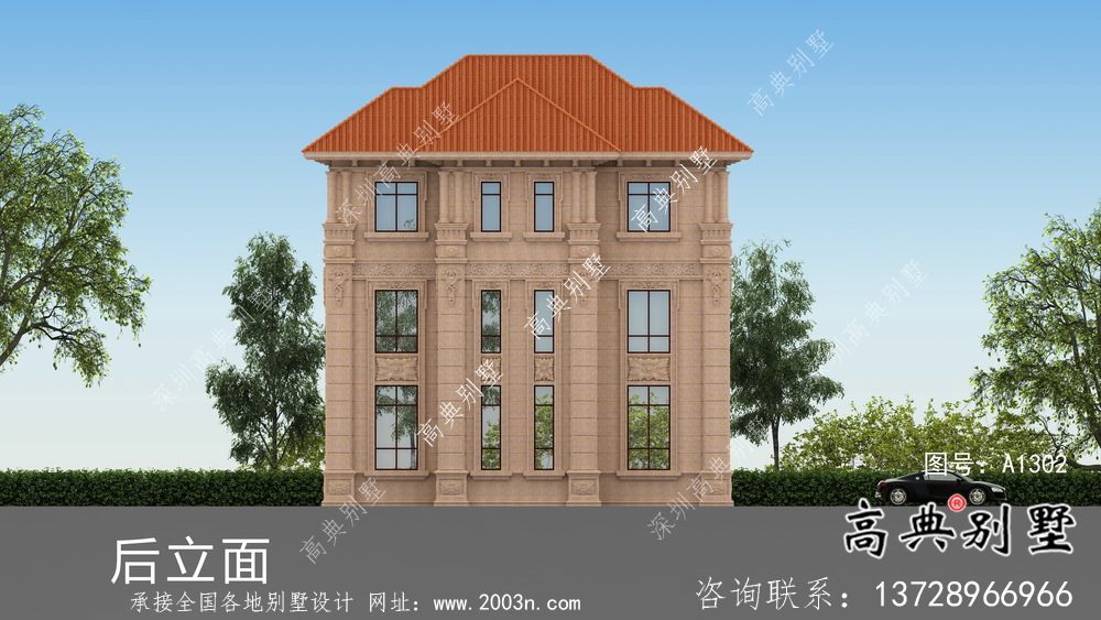 簡單意大利風格鄉(xiāng)村式別墅設計圖