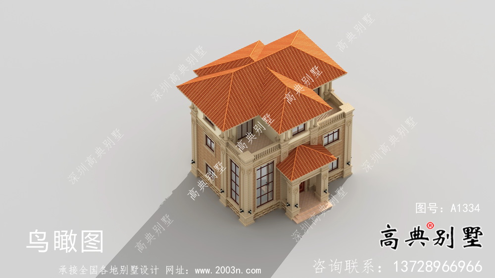 簡單實用的自建別墅設(shè)計圖+效果圖