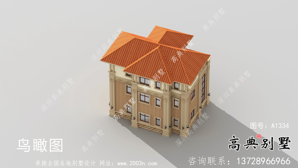 簡單實用的自建別墅設(shè)計圖+效果圖