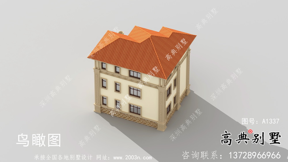 優(yōu)雅氛圍的小康別墅建筑設(shè)計(jì)+效果圖