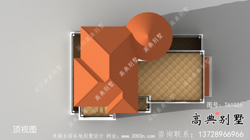 樸素的歐式風格農村別墅設計圖+效果圖