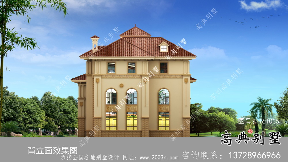 新型意大利風(fēng)格住宅建筑設(shè)計(jì)，效果圖
