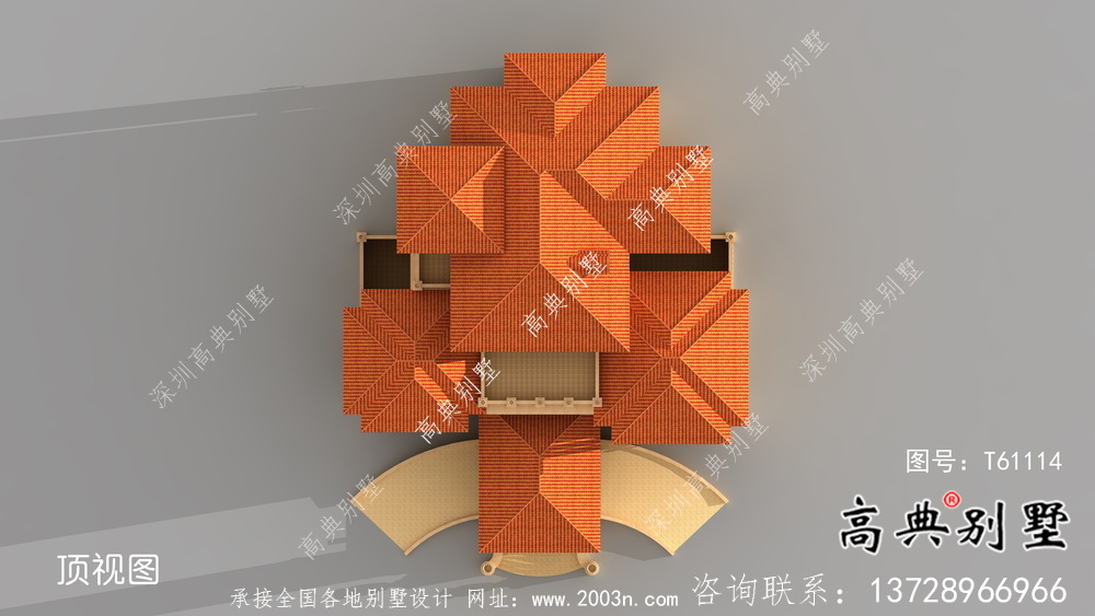 意大利風(fēng)格緊湊型現(xiàn)代別墅設(shè)計(jì)+效果圖