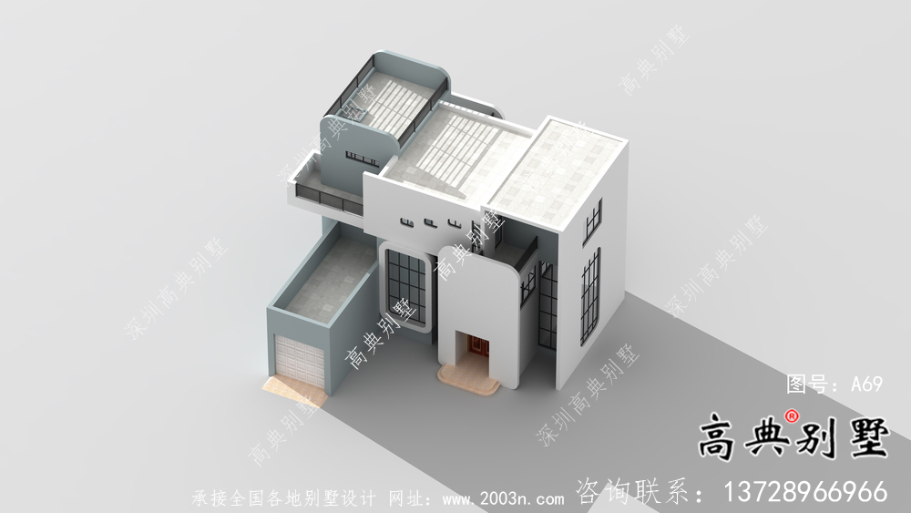 現(xiàn)代風格別致設計別墅自建圖紙