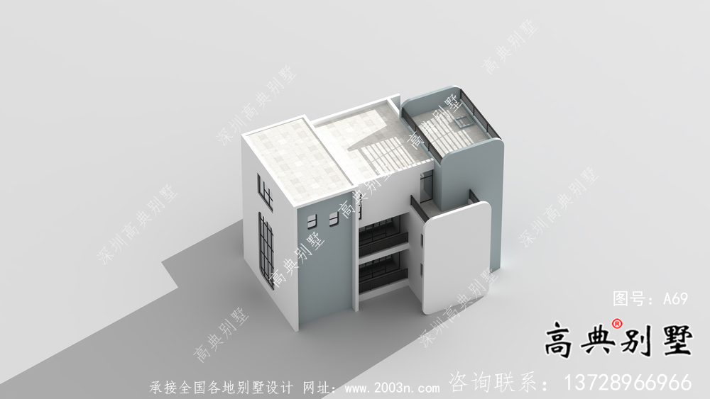 現(xiàn)代風格別致設計別墅自建圖紙