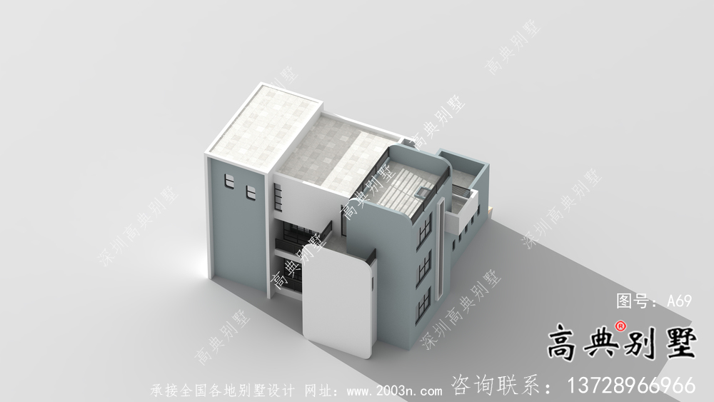 現(xiàn)代風格別致設計別墅自建圖紙