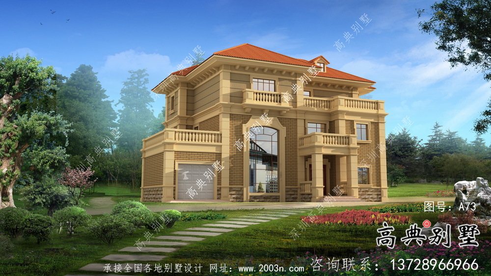 簡(jiǎn)單實(shí)用的別墅設(shè)計(jì)圖與實(shí)景效果圖