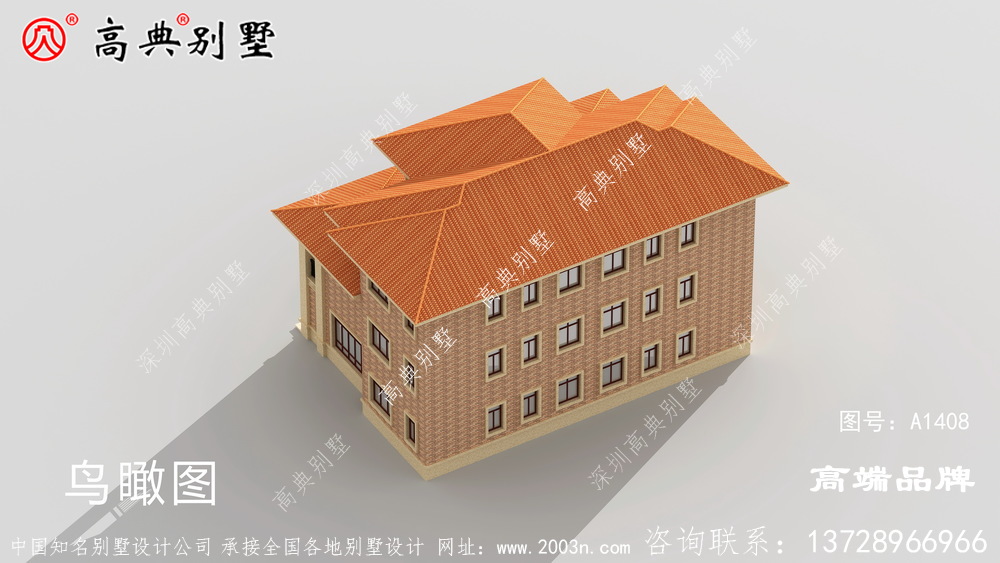 雙拼三層別墅設計圖