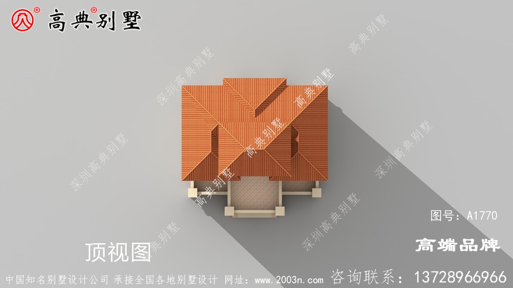 歐式四層別墅圖紙