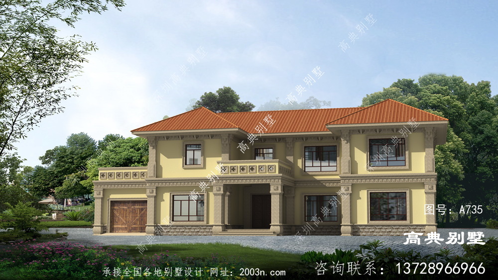農(nóng)村兩層別墅的設(shè)計圖