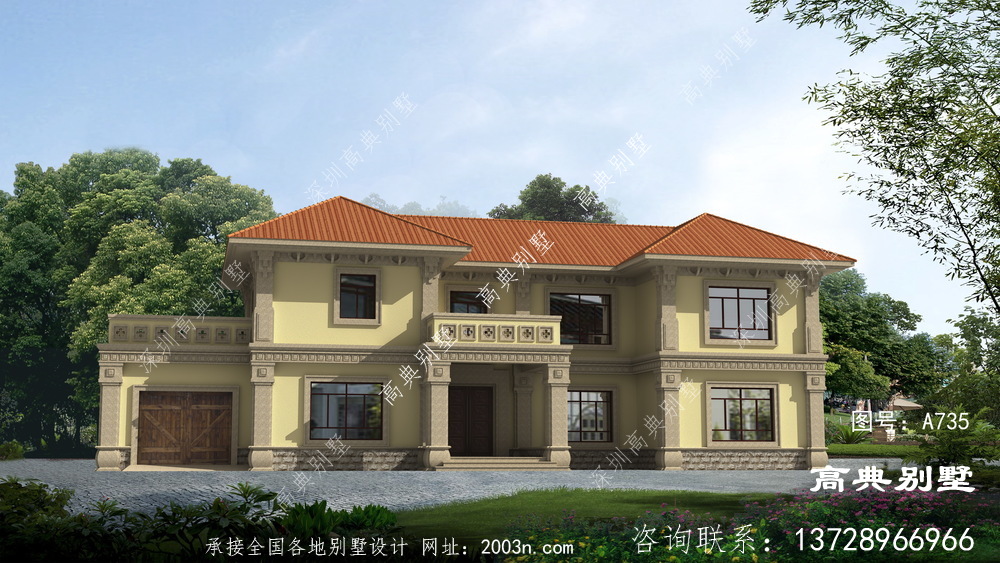 農(nóng)村兩層別墅的設(shè)計圖