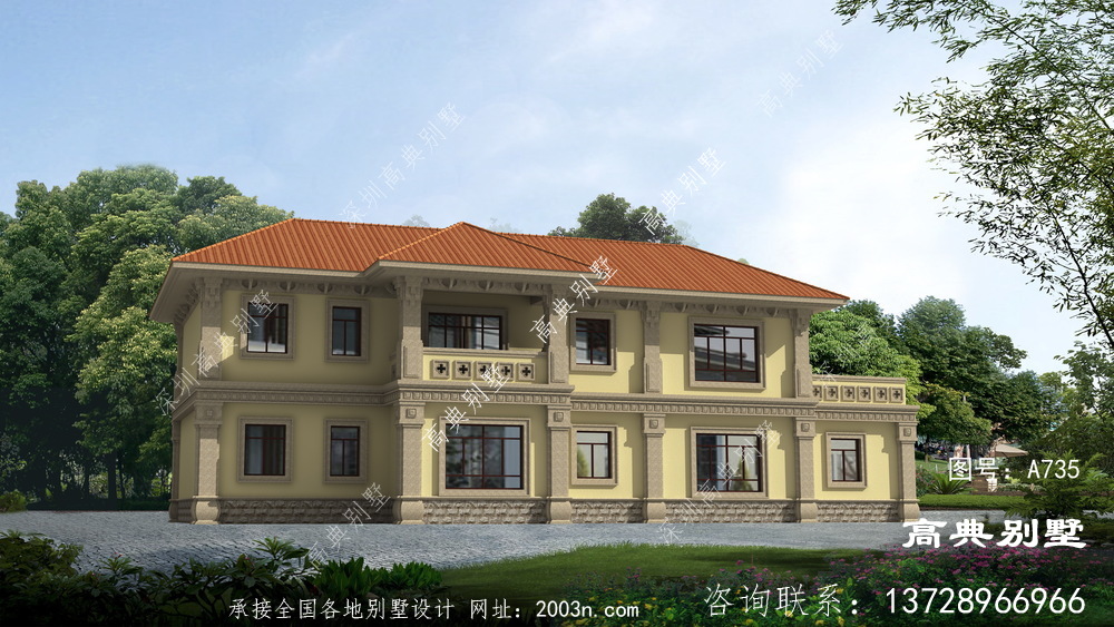 農(nóng)村兩層別墅的設(shè)計圖