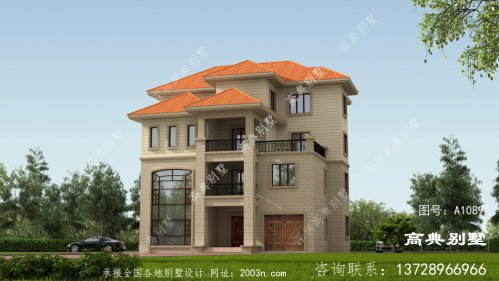 農(nóng)村四層別墅設(shè)計圖，外觀漂亮