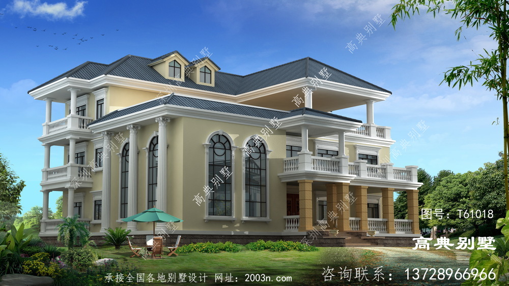 三層歐式別墅設(shè)計(jì)，經(jīng)典震撼！