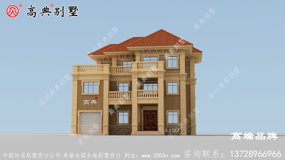 農(nóng)村歐式住宅施工圖設(shè)計方案精致大氣