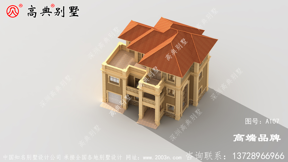 農(nóng)村歐式住宅施工圖設(shè)計方案精致大氣