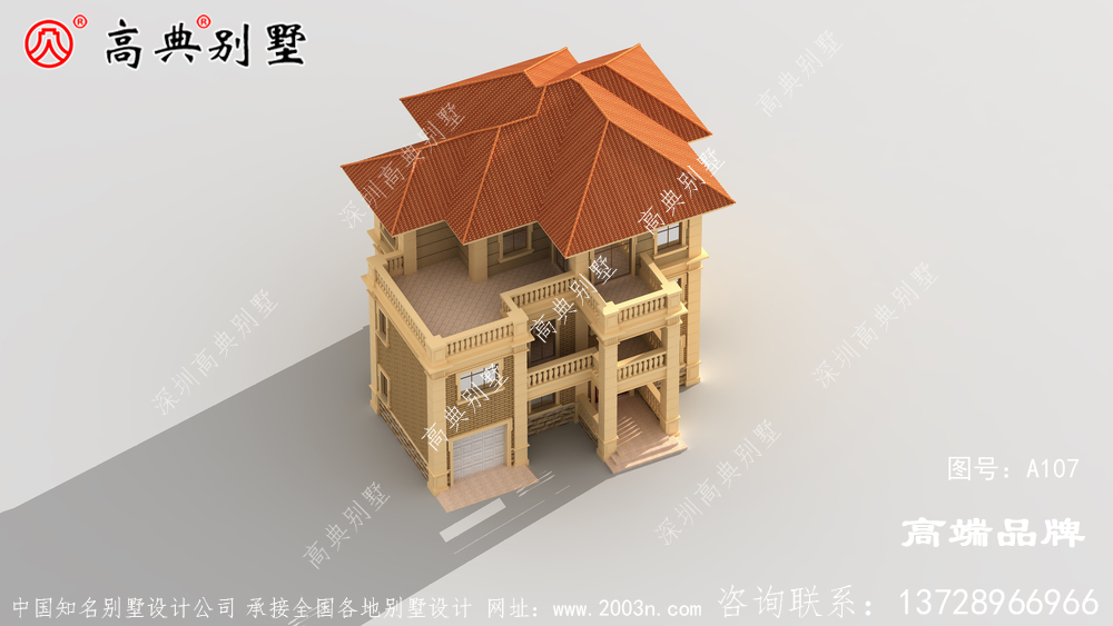 農(nóng)村歐式住宅施工圖設(shè)計方案精致大氣
