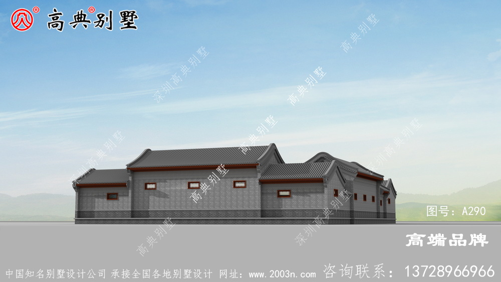 經(jīng)典中式風(fēng)格院子別墅設(shè)計圖