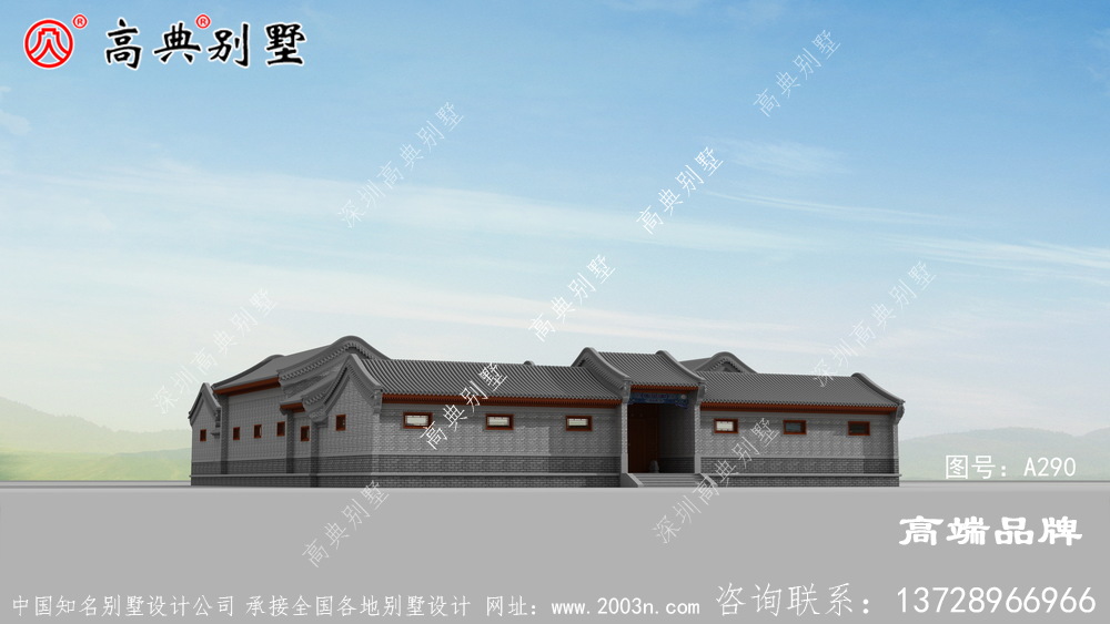 經(jīng)典中式風(fēng)格院子別墅設(shè)計圖